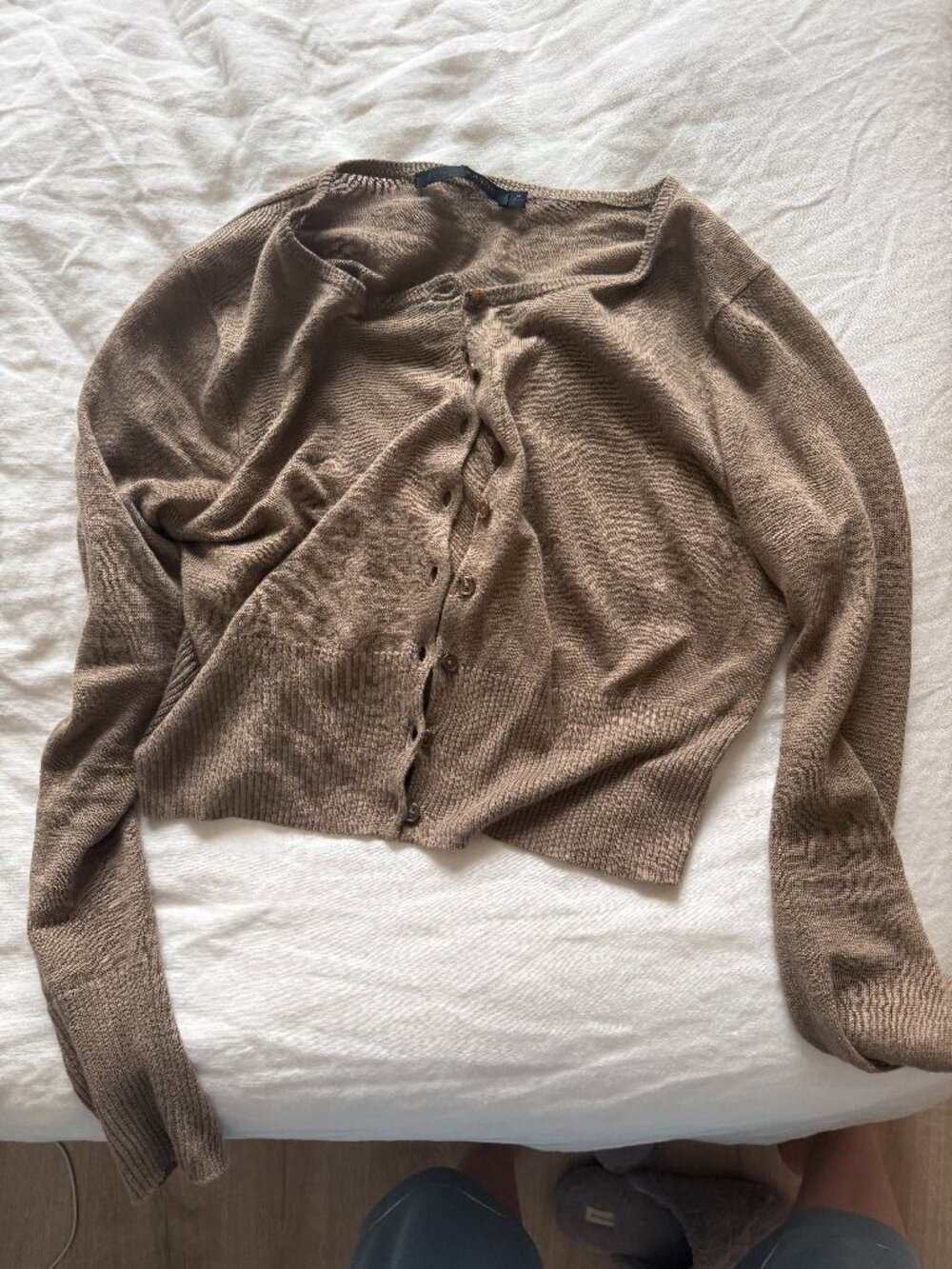 Jenni Kayne cotton and linen blend cardigan